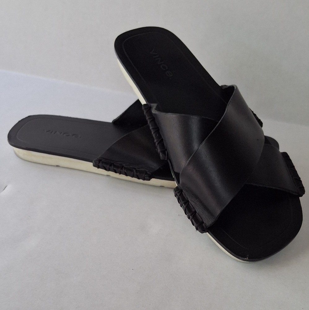 Vince Leather Sandal - Picture 2 of 16